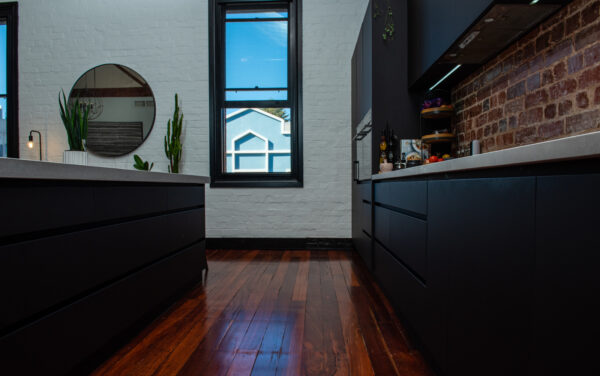 Black Kitchen Cabinets