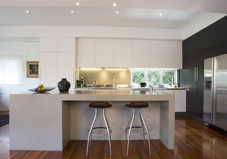 WaterFall Kitchen Island